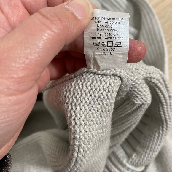 J Crew Factory chunky knit cardigan - Picture 4 of 6